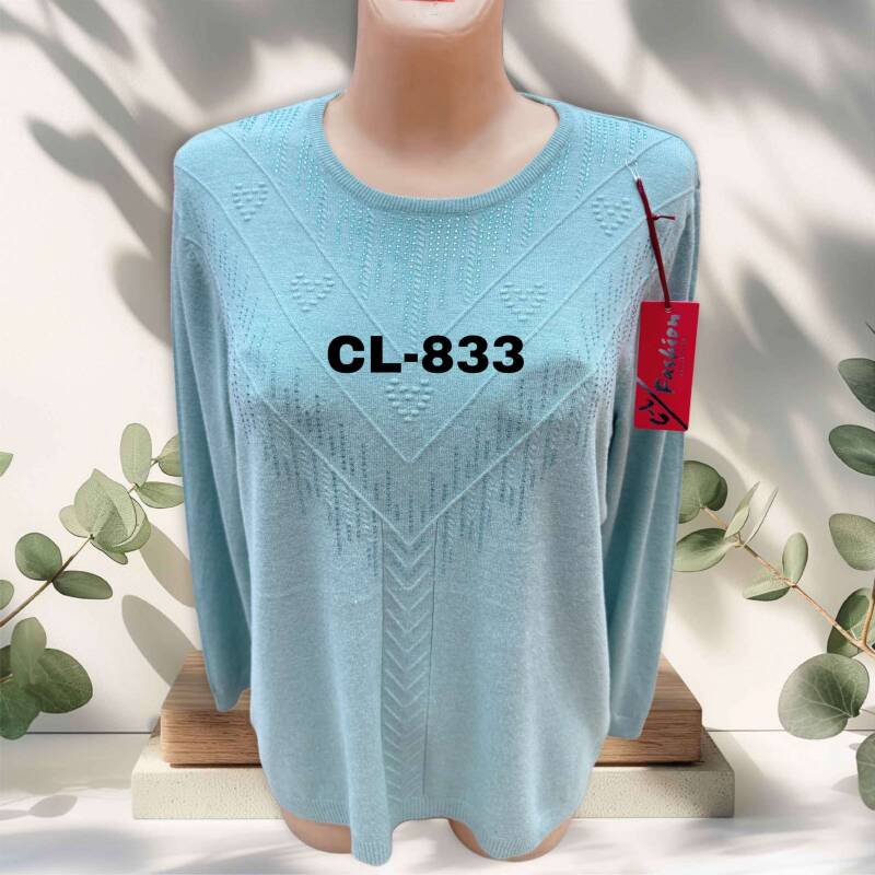 Swetry damskie Roz L-3XL. 1 kolor. Paczka 10 szt